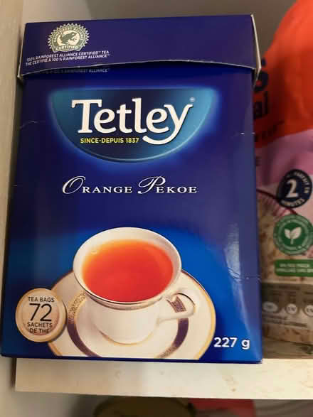 Photo of Tetley tea boxes (L5L 5P5) #2
