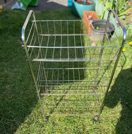 Photo of free Small silver coloured trolley (Fairfield LA1) #2