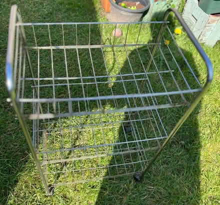 Photo of free Small silver coloured trolley (Fairfield LA1) #3