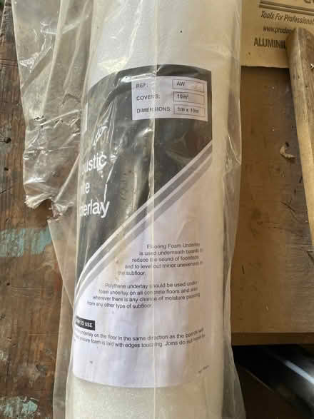 Photo of free Acoustic underlay (North Petherwin PL15) #1