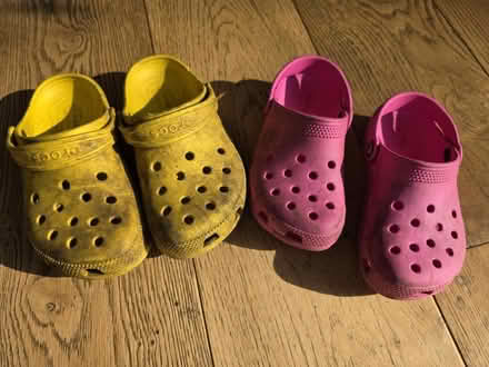 Photo of free Child crocs uk 11 and 13 (M21, Chorlton) #1