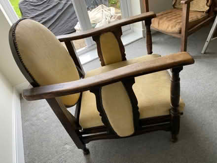 Photo of free Arts and Craft era ‘reclining’ chair (Hassocks BN6) #1