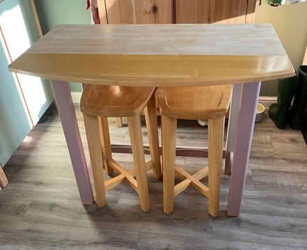 Photo of free Breakfast bar table (Long Hanborough OX29) #1