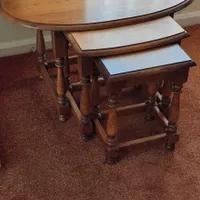 Photo of free Solid wood (oak?) nest of tables (Sigglesthorne HU11) #1