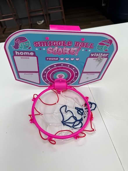 Photo of free Smiggle basketball indoor toy ring with ball (Odd Down) #2