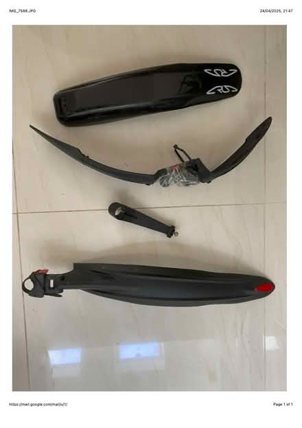 Photo of free Bike items(Pump, mudguard) (Teddington TW11) #3