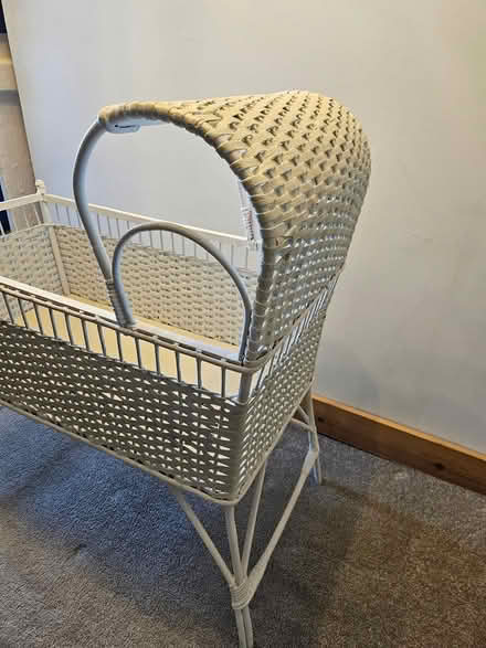 Photo of free Wicker crib (Rainham, Kent, ME8 8QF) #2