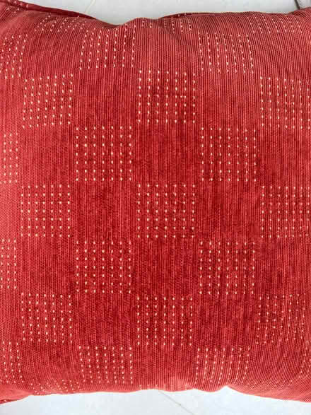 Photo of free 4 Red Cushions (Norham Manor OX2) #3
