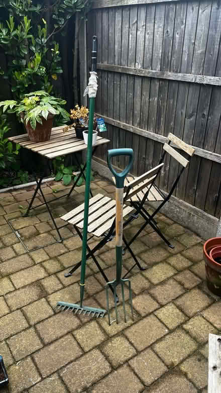 Photo of free Garden Tools - Rake & Pitch fork (Harringay Ladder N8) #3