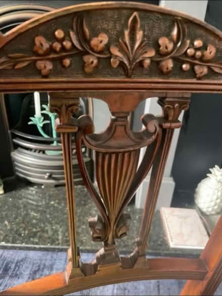 Photo of free Edwardian carved chair (Bury BL9) #2