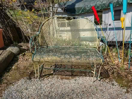 Photo of free Outdoor glider bench (near Shaws in Groton) #1