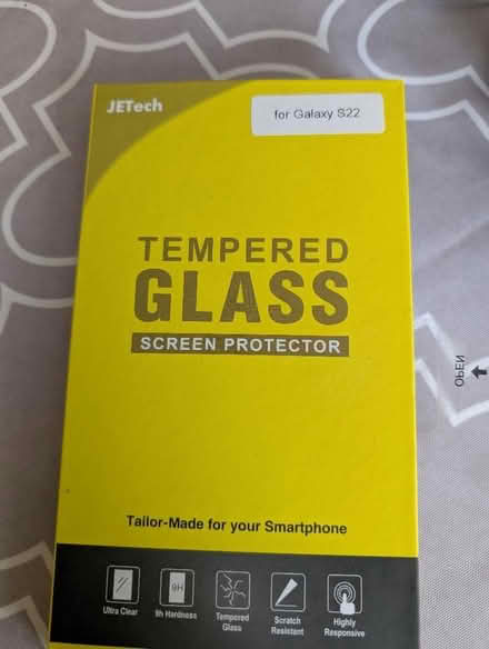 Photo of free Tempered glass screen protector for Samsung Galaxy S22 (The Cedars Estate WD3) #1