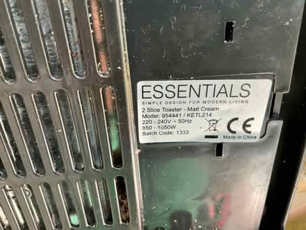 Photo of free Kettle and toaster (Harrogate HG1) #3