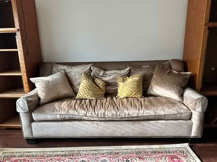 Photo of free Gold velour couch (Green Hills) #1