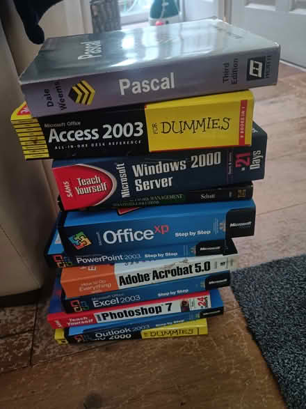 Photo of free Older unused computer books (Iver) #1