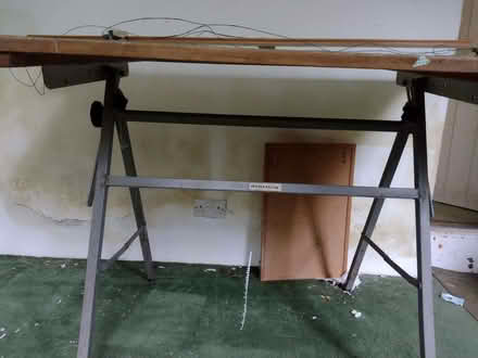 Photo of free A0 size drawing table with parallel rule (Ingworth NR11) #2