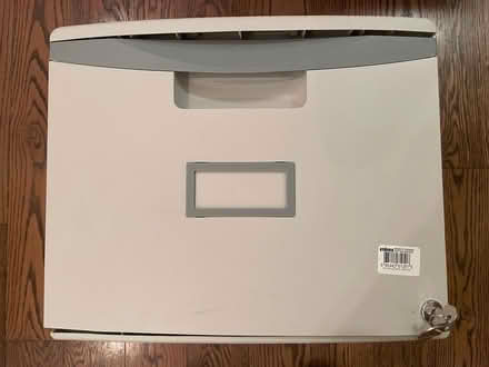 Photo of free Two stacking, locking file boxes (Lower East Side) #1