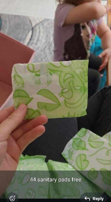 Photo of free Sanitary pads (Benson OX10) #1