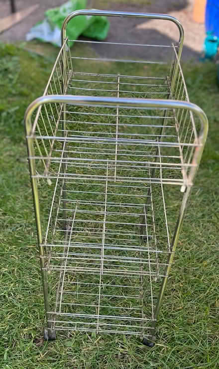 Photo of free Small silver coloured trolley (Fairfield LA1) #1