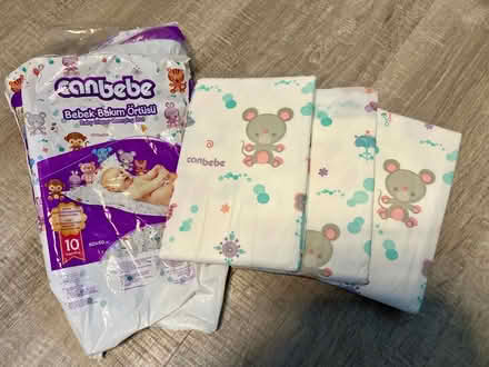 Photo of free Three Disposable Baby Changing Mats (Borrowash DE72) #1