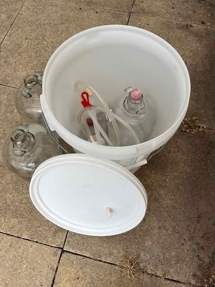 Photo of free Home brew bin, demijons & syphon (Little Kimble - HP22) #1