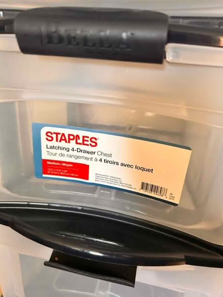 Photo of free Two plastic storage drawers (Redding, CT) #3