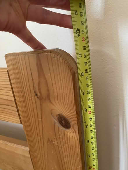 Photo of free Single Pine Wood Bed (South Kendal) #4