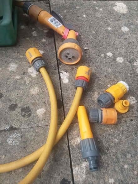 Photo of free Hozelock 25 mtr garden hose with accessories (Barton-on-Sea BH25) #3