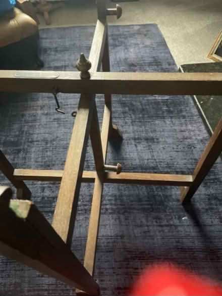 Photo of free 1940s folding card table (Bury BL9) #3