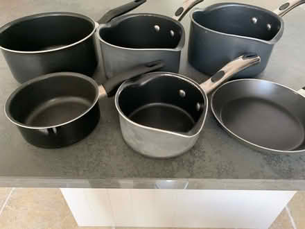 Photo of free Saucepans and mini frying pan. (Avon Dassett CV47) #1