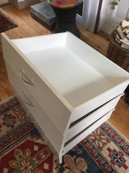 Photo of free Two stacks of drawers including frame and wooden top (Kendal LA9) #1