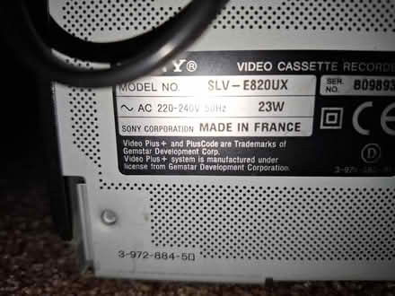 Photo of free Sony VHS Video recorder (faulty) (Arthurs Hill NE4) #2