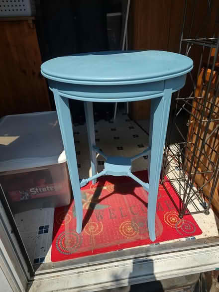 Photo of free Small wooden table (near Shaws in Groton) #1