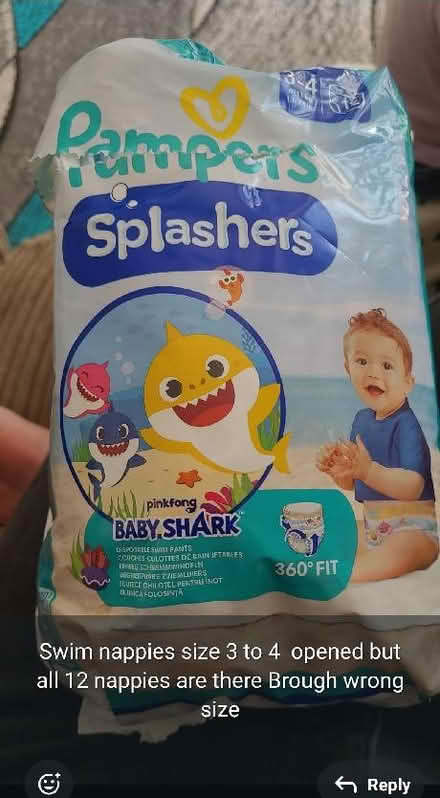 Photo of free Swim nappies (Benson OX10) #1