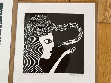 Photo of free 2 x Linocut prints by Anna Ruiz (New Eltham SE9) #3
