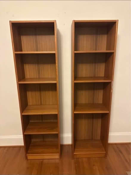 Photo of free Tall wood shelves (Takoma, DC) #1