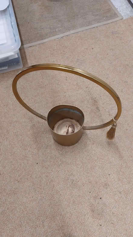 Photo of free Brass finish plant holder (Hornby LA2) #1