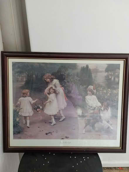 Photo of free Wooden glass framed picture (Churchgate EN8) #1