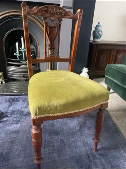 Photo of free Edwardian carved chair (Bury BL9) #1