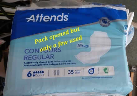 Photo of free Bed & pant pads & commode liners (Wickford SS12) #2