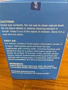 Photo of free Retainer cleaner tablets 20874 #3