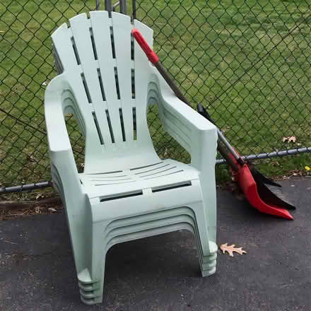 Photo of free 4 plastic Adirondack chairs (Saugus) #1
