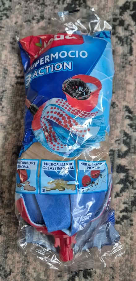 Photo of free New Vileda mop head (Little Harrowden NN9) #1