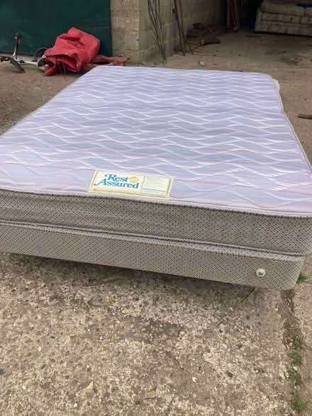 Photo of free Rest Assured Double Divan Bed & Mattress (East Mersea CO5) #3