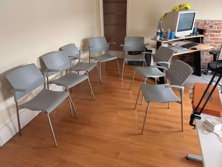Photo of free 7 office/dining chairs (Leatherhead) #1