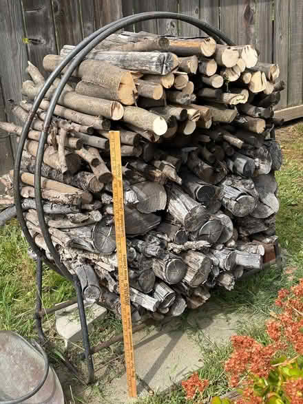 Photo of free Firewood and large round rack (Mary and Homestead, Sunnyvale) #1