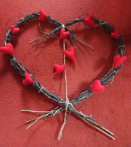 Photo of free Handmade Hearts and Twigs Wall Hanging (Upper Radley OX14) #1