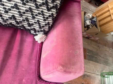 Photo of free Sofa.com 4 seater pink velvet sofa (Chiswick W4) #4