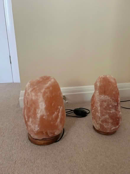 Photo of free Salt lamps with black cables (Pencaitland) #1