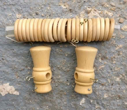 Photo of free Curtain Rings & Rail End Stops (OX14 Long Wittenham) #1